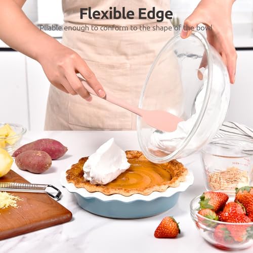 U-Taste Silicone Spoon Spatula, 600°F High Temp Spoonula, 11.38", Pink