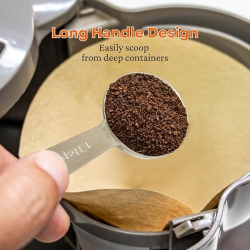 11PCS Measuring Spoons Set Stainless 1 tbsp, 1/2 tbsp, and 1-1/16tsp Steel Measuring Spoons for Cooking Baking Spice Jars and Liquid Ingredients