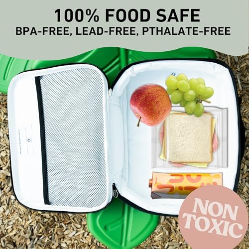 Fenrici Galaxy Lunch Box for Boys, Kids, Boy's Lunch Box for School, Insulated Lunch Bag for Preschool, K-6, Soft Sided Compartments, Spacious, BPA Free, Food Safe,10.8in x 8.5in x 2.8in, Blue