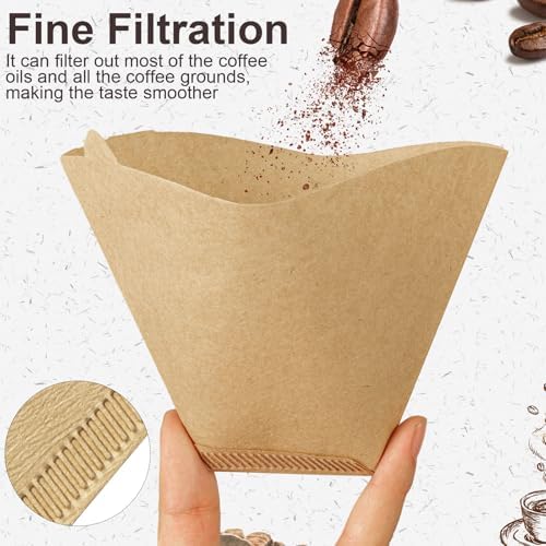 240 Count #4 Cone Coffee Filters 8-12 Cup Compatible with Ninja Maker