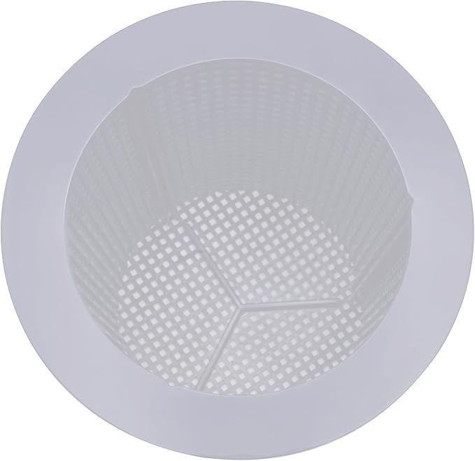 Poolzilla 1 Pack Premium Skimmer Basket, (White) Replacement for Pentair 38013A fo Floating Weir, Admiral Skimmer, Aladdin B-37, 850001–S-10, Made of Durable ABS Plastic