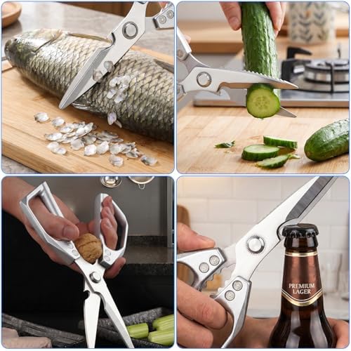 Heavy Duty Kitchen Scissors, Stainless Steel