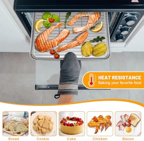 TeamFar Cooling Rack, 11.7” x 9” Stainless Steel Wire Baking Rack, 2PCS