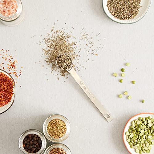 RSVP International Endurance Kitchen Collection Open Stock Measuring Spoon, Stainless Steel, Dishwasher Safe, 0.5-Teaspoon