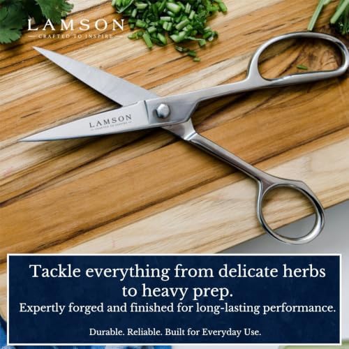 Lamson Kitchen Shears, 8 In Forged Take Apart Poultry Scissors