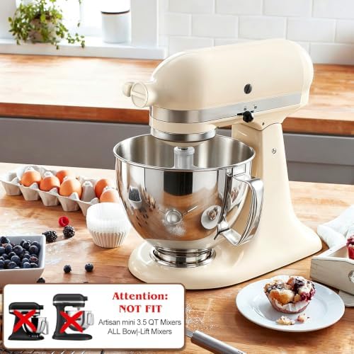 5QT Stainless Steel Mixer Bowl for KitchenAid 4.5 & 5 Quart Tilt-Head Mixer