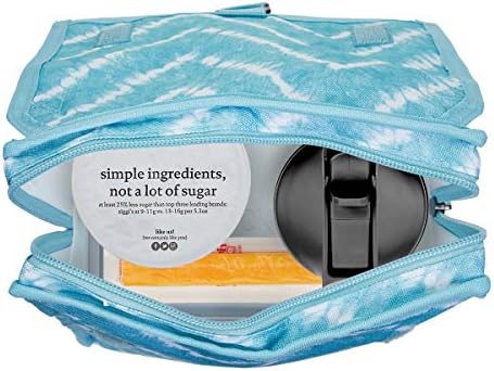 PackIt Freezable Lunch Bag, Aqua Tie Dye