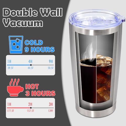 20oz Tumbler Stainless Steel Tumbler Coffee Tumbler with Lid SS, 12P