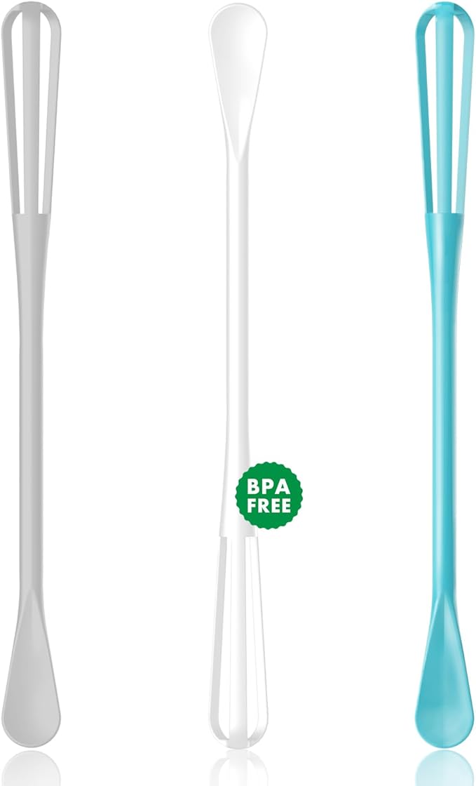 Scandinavian Modern Colors Mini Whisk Set, 8.5 in Mini Whisks for Cooking, 3 Pieces Small Wisk For Whisking, Beating, Blending Ingredients, Mixing Sauces, BPA Free Tiny Whisk