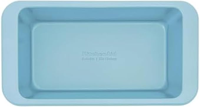 KitchenAid Nonstick Swiss Engineered Aluminized Steel Loaf Pan, Dishwasher Safe, 9 x 5 Inch, Mineral Water