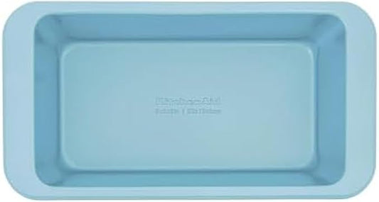 KitchenAid Nonstick Swiss Engineered Aluminized Steel Loaf Pan, Dishwasher Safe, 9 x 5 Inch, Mineral Water