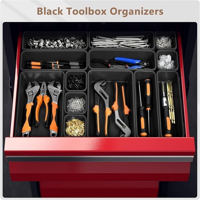【𝗫𝗫𝗟 𝟱𝗽𝗰𝘀】A-LUGEI Tool Box Organizer Garage Organization and Storage
