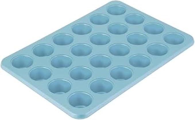 KitchenAid 24-Cup Nonstick Aluminized Steel Mini Muffin Pan, Mineral Water