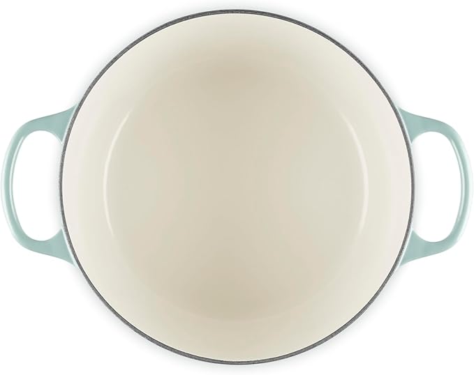 Le Creuset Enameled Cast Iron Signature Deep Round Oven, 6.5 qt., Sea Salt