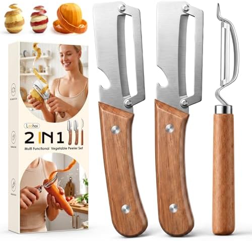 3-Pack Multi-Functional Vegetable Peeler for Kitchen Fruit Potato
