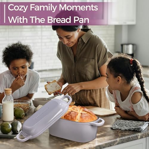 4.6-Quart Oval Dutch Oven for Bread Baking