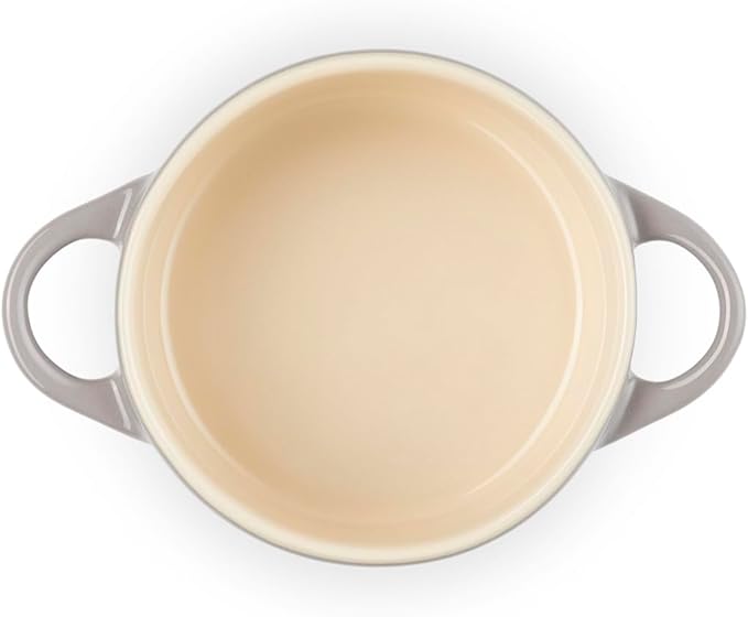 Le Creuset Stoneware Mini Round Cocotte, 8 oz., Oyster