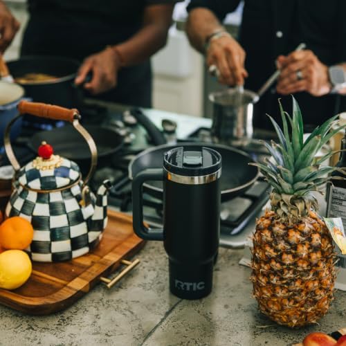 RTIC 40oz Road Trip Tumbler, Insulated, Ceramic Lined, Black