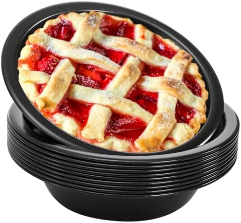 10 Pieces Mini Pie Pans, 5 Inch Individual Small Pie Tins