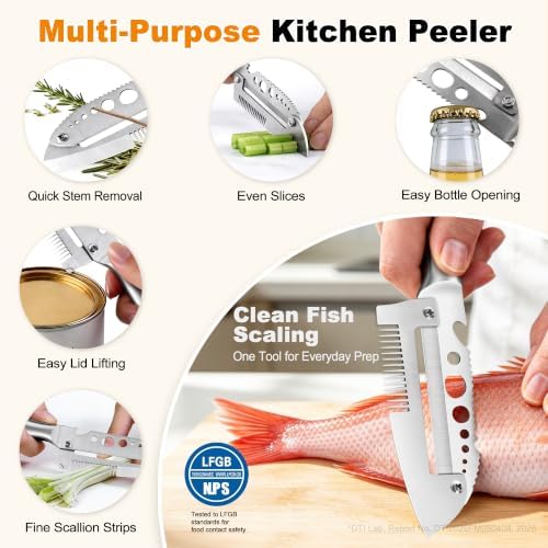 2-Pack Vegetable Peeler Set, Heavy-Duty & Y Peeler, Stainless Steel