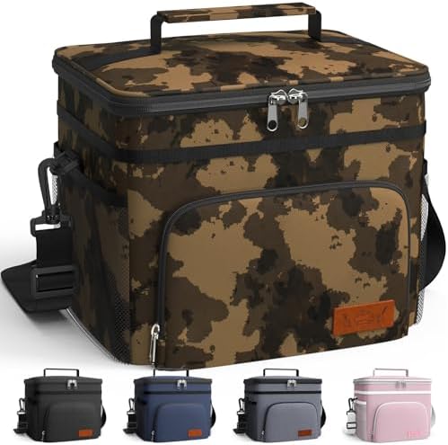 HOTOR Insulated Lunch Box Men Women Leak-Proof Cooler Lunch Bag 9L