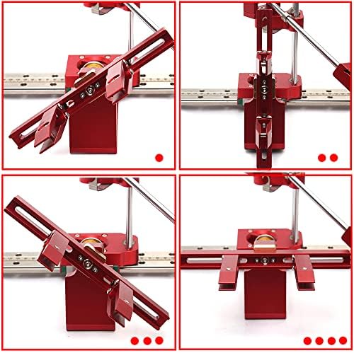 Professional Knife Sharpener with 6 Whetstones,360° Flipping Angle Adjustable Design,Fixed-Angle High Precision Grinder Sharpening with Dual Clamps,072SV