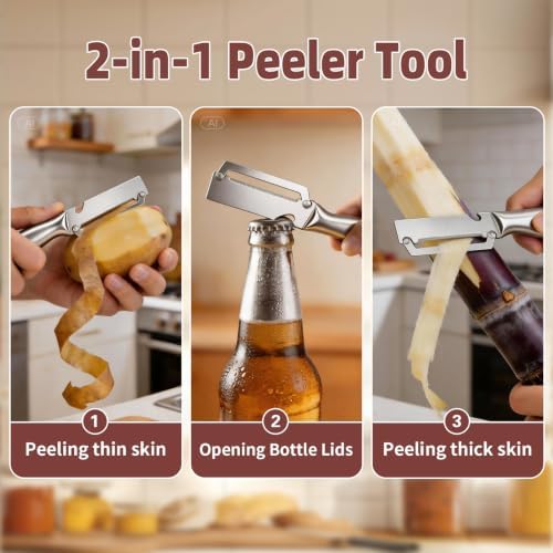 Multifunctional Vegetable Peeler for Peeling Potato Carrot(2 Pack)