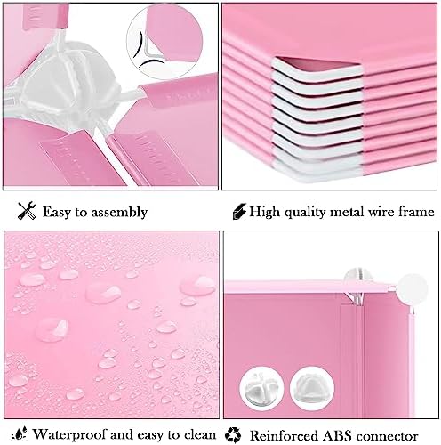 AWTATOS 12 Cube Storage Organizer, Closet Organizers Storage Shelves, Pink