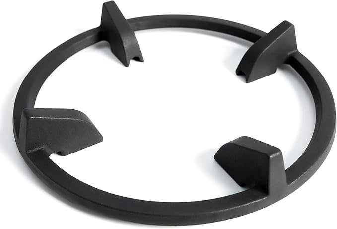 Wok Ring, Replacement Parts Cast Iron Wok Support Ring for Gas Stove Burner Grate Samsung, GE, Kitchenaid, LG, Whirlpool, Frigidaire, Kenmore Etc Gas Stove Stand Rack Accessories