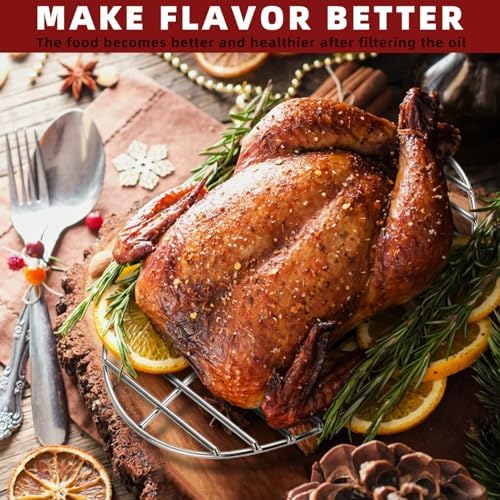12.4" Roasting Rack,Stainless Steel Cooling Rack, Oven & Dishwasher Safe