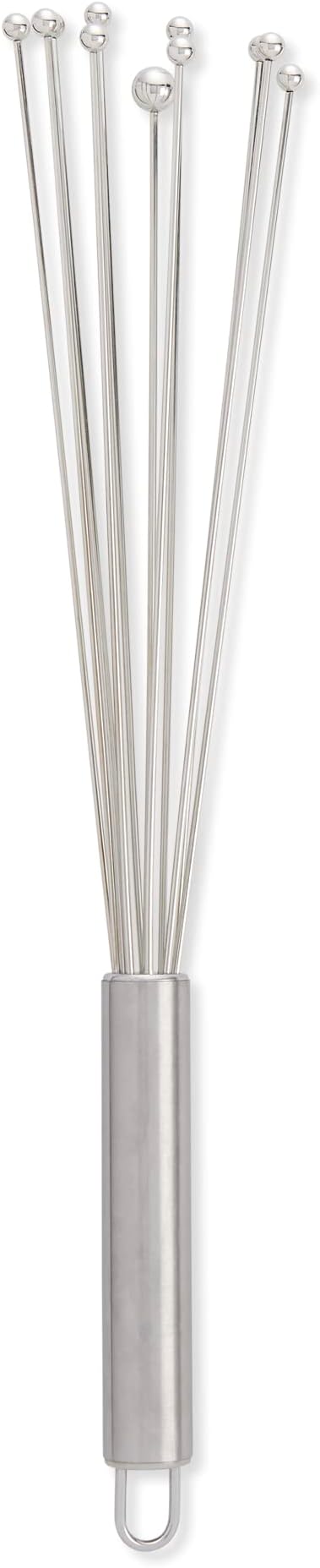 Mrs. Anderson's Baking Stainless Steel Ball Whisk, Flexible Wire Design For Whisking Eggs, Sauces, Dressings, And Desserts