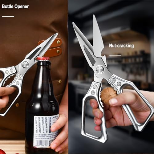 Heavy Duty Kitchen Scissors - 3.0mm Thickened Blades