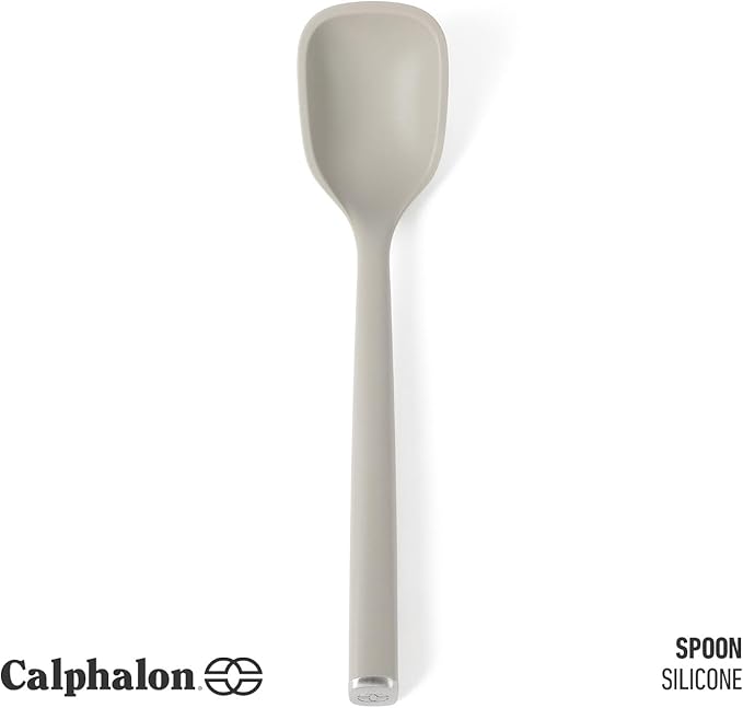 Calphalon Edge Silicone Flexible Kitchen Spoon- Taupe