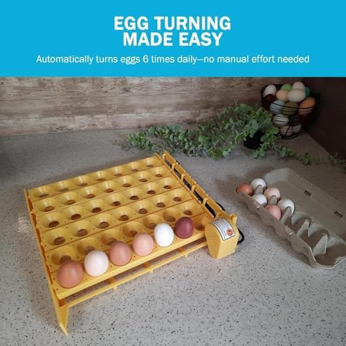 GQF 1611 Hova-Bator Turner with 6 Universal Egg Racks