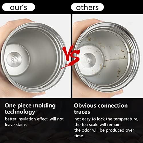 CS COSDDI 12 oz Coffee Mug - Stainless Steel Coffee Cup with Leakproof Lid