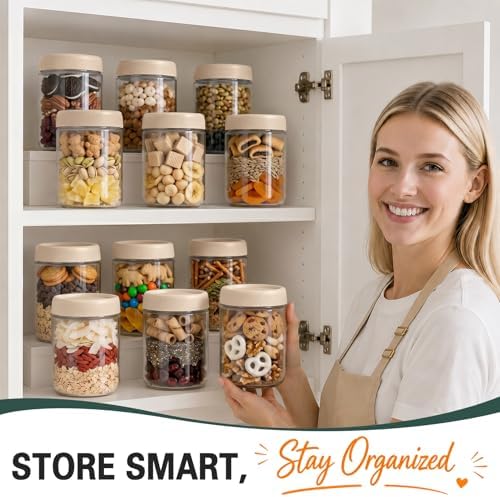 16 oz Overnight Oats Containers with Lids, Yogurt Containers with Lids