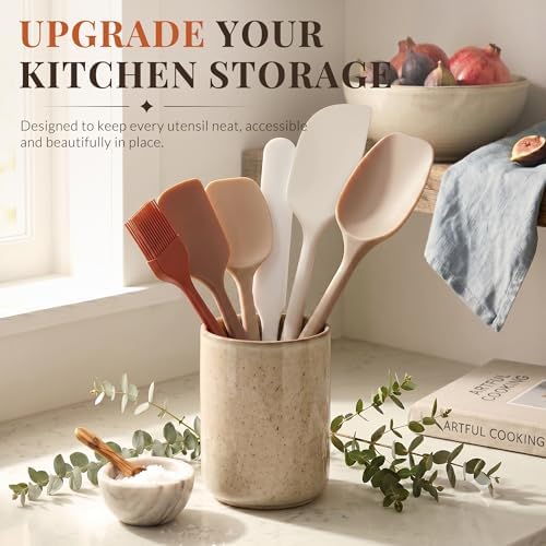 Astercook 6-Piece Silicone Spatula Set, 560°F Heat Resistant Rubber Spatulas with Stainless Steel Core, Nonstick Safe & Dishwasher Safe Baking Spatula Set for Cooking & Mixing, Macaron Pastel Colors