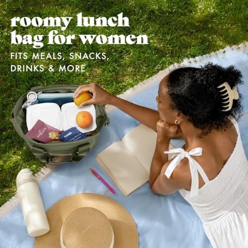 Fit & Fresh Remi Neoprene Lunch Bag for Women w/Ice Pack & Containers
