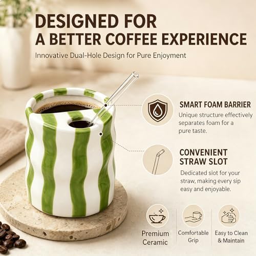 Espresso Cups Ceramic Coffee Mug Series European Striped Dot Coffee Cup And Saucer Mug Cake Plate Afternoon Tea Set Tea Cup And Saucer (Green 3)