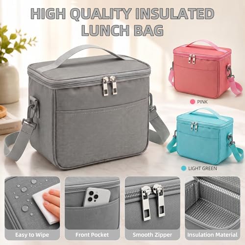 Bento Box adults Lunch Box Containers for Men with Lunch Bags Leak Proof