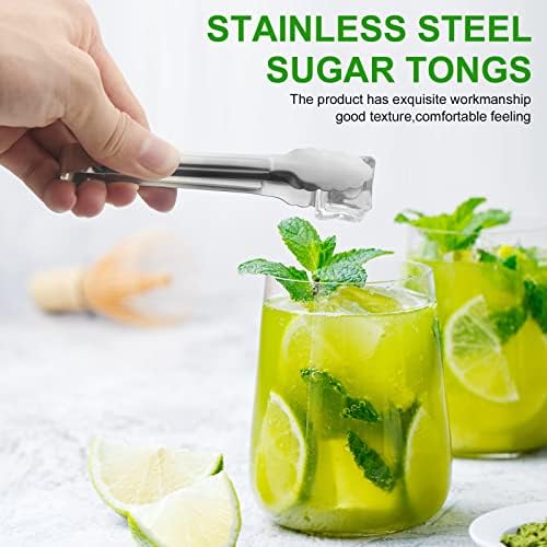 Serving Tongs,Buffet Tongs, ACAUTO Stainless Steel Food Tong Serving Tong Small Serving Tongs Stainless Steel Mini Appetizer Tongs, Set of 6 (5 Inch(12 Pack))