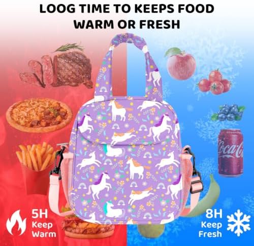 Lunch Bag for Kids Insulated Lunch Boxe for Girls Boys