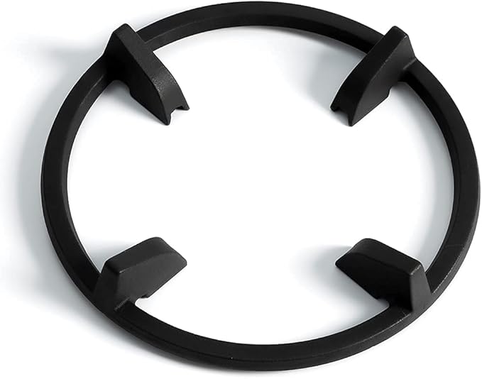 Wok Ring, Replacement Parts Cast Iron Wok Support Ring for Gas Stove Burner Grate Samsung, GE, Kitchenaid, LG, Whirlpool, Frigidaire, Kenmore Etc Gas Stove Stand Rack Accessories