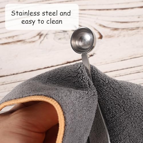 2pcs Stainless Steel 1 & 3 Gram Matcha Spoons
