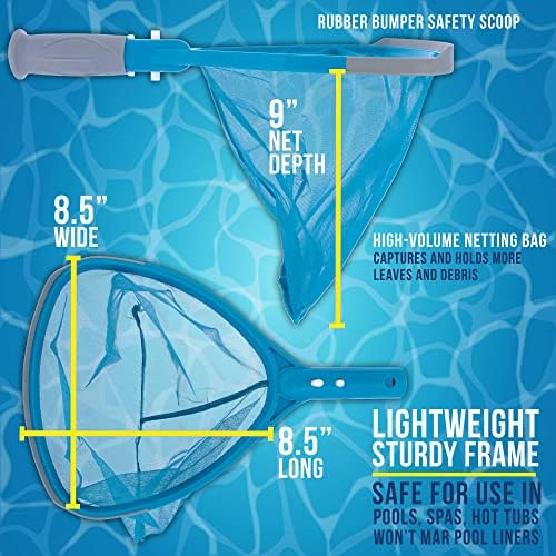 U.S. Pool Supply Professional Spa, Hot Tub, Pool Hand Leaf Skimmer Net with