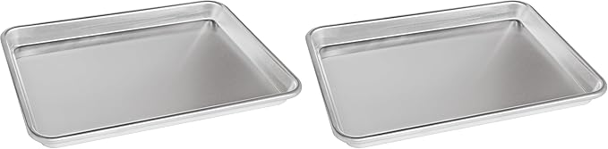 Fat Daddio's SP-QTR Natural Aluminum Quarter Sheet Pan (Pack of 2)
