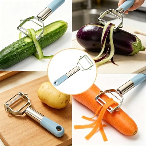 Y-Shaped Vegetable Peeler Non-Slip Stainless Steel Handle for Potato