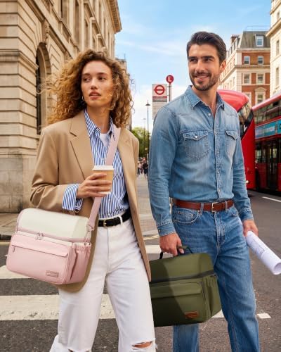 LOVEVOOK Lunch Bag for Men Women, Insulated Lunch Box, Large Cooler Lunbox