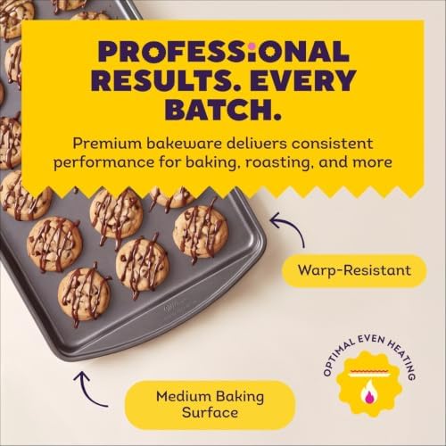 Wilton Platinum Non-Stick Baking Sheet, Made Without PFAS, 10 x 15 in.