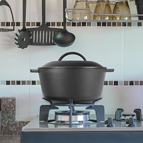 Commercial Chef 5-Qt. Dutch Oven with Lid, Pre-Seasoned Cast Iron, CHFL545
